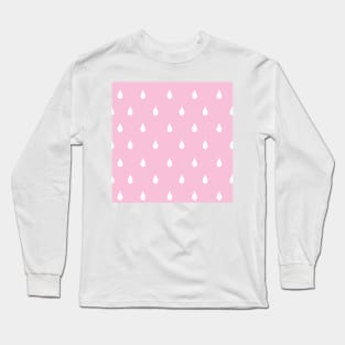 Rain drops through pink glasses Long Sleeve T-Shirt